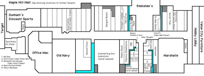 Maple Hill Mall (AKA Maple Hill Pavillion) - From Bob P (newer photo)